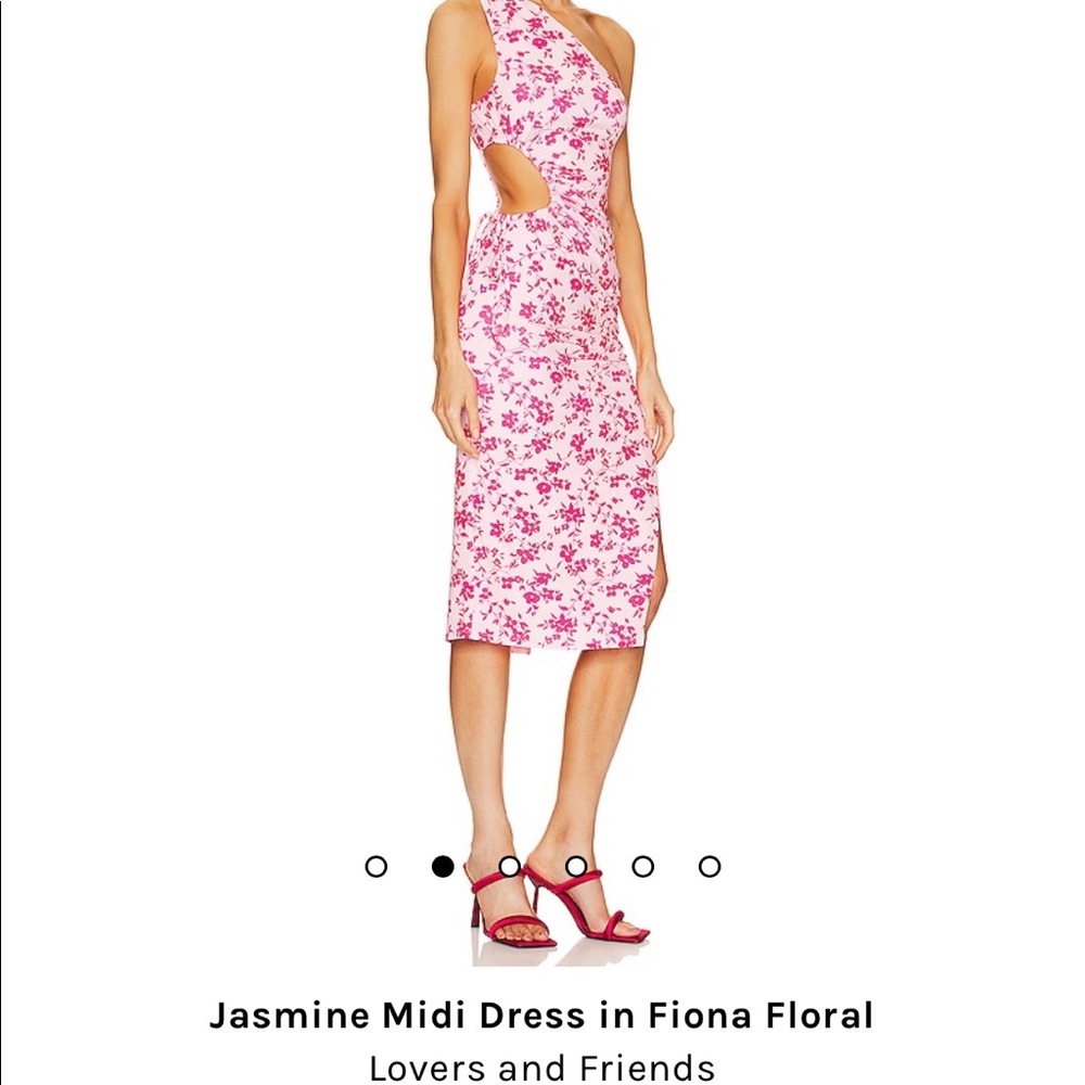 Lover & Friends ‘Fiona Floral’ Midi Dress